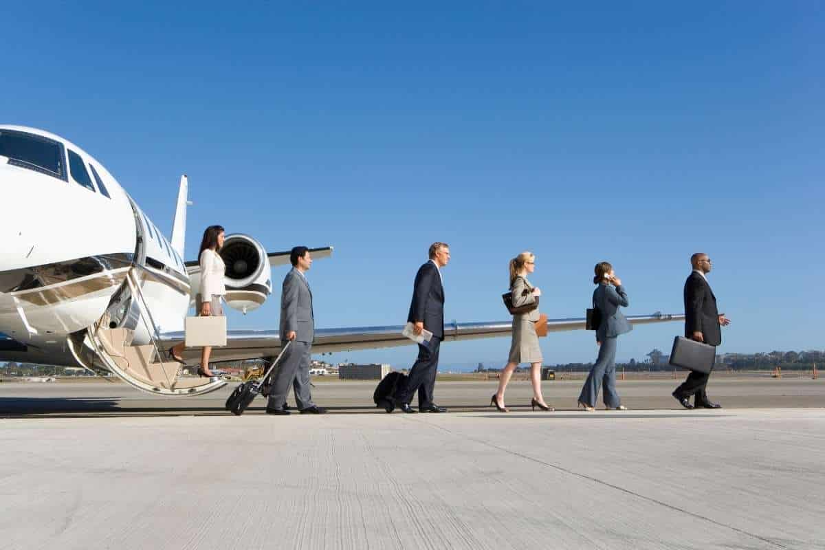 group charter flight